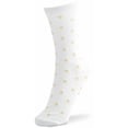 thumbnail image 4 of Pavilion Gift Company - Open Bar - Gold - Ladies Cotton Blend Sock, 4 of 9