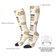 thumbnail image 6 of Fotbe Peanuts print Women's Men's Novelty Crew Socks Cotton Socks Knee High Socks for Walking,Running,Nurses,Pregnancy, 6 of 8