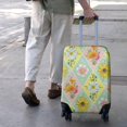 thumbnail image 3 of Pioneer Flower Floral Print Pattern Luggage Cover Fashion Suitcase Cover Baggage Covers Fit 25-28 Inch Luggage (Go Travel), 3 of 5