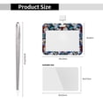 thumbnail image 3 of Cauagu colorful snow board for ID Badge Holder,Badge Holder with Windows Key Card Work Badge Sleeve for Office/ Factory/ID Credit Cards/Proximity Key Cards, 3 of 7