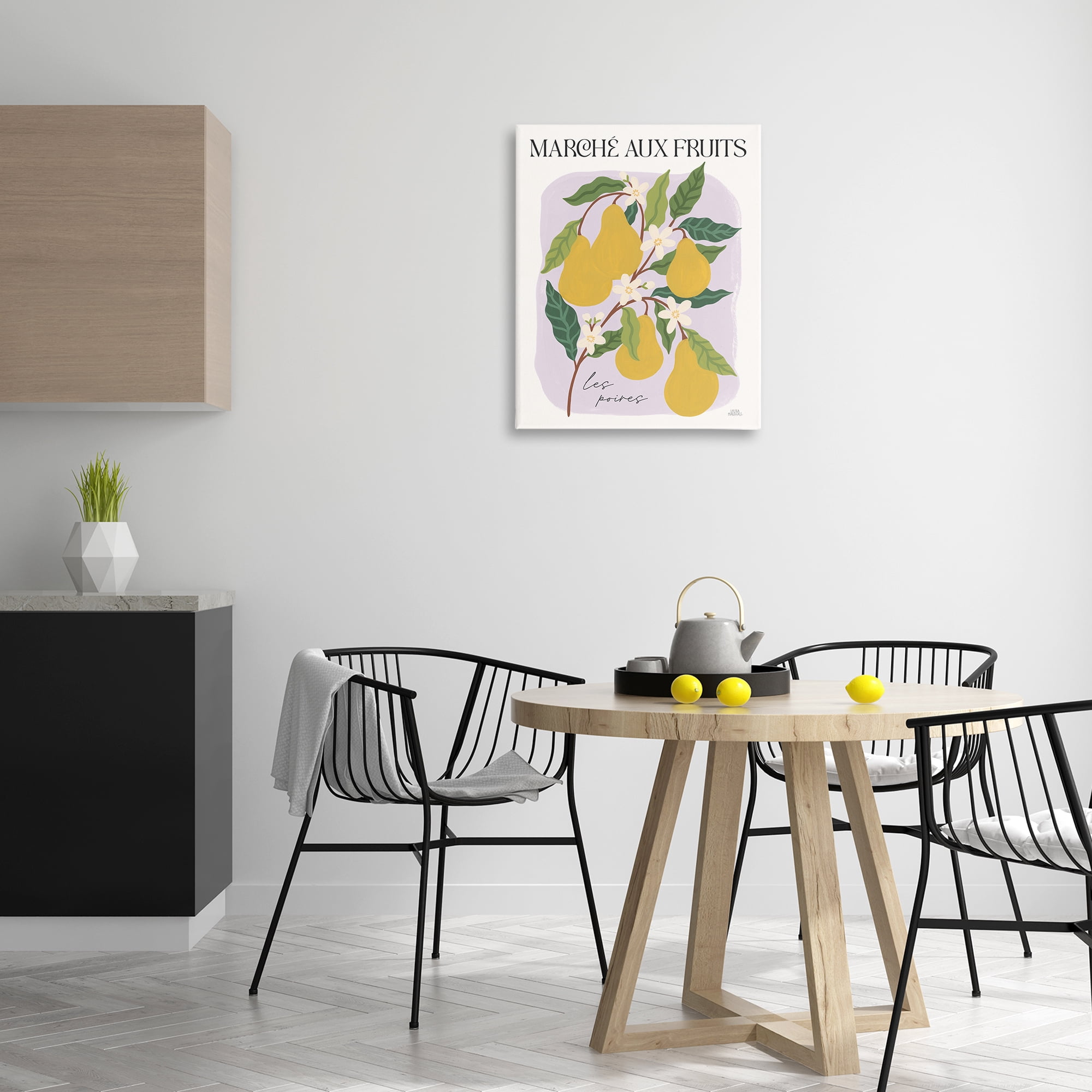 Stupell Industries Marche Aux Pears Food & Beverage Painting Gallery Wrapped Canvas Art Print Wall Art, 24 x 30