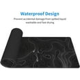 thumbnail image 3 of QCQHDU Large Gaming Mouse Pad with Stitched Edges, Minimalist Topographic Map Desk Mat, 3mm Thick Non-Slip Rubber Base Mice Pad for Gamer,Office & Home, 31.5 X 11.8 Inch, 3 of 7