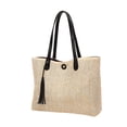 thumbnail image 1 of Bolso de hombro para mujer, moderno, informal, con cierre de cremallera negro, 1 of 9