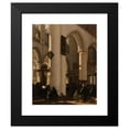 thumbnail image 2 of Emanuel de Witte 15x18 Black Modern Framed Museum Art Print Titled - Interior of a Protestant, Gothic Church During a Service (1669), 2 of 5