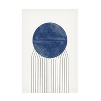 Trademark Fine Art THE MIUUS STUDIO Blue Moon No2 Canvas Wall Art