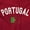 Cardinal Red, variant on Portugal Country Flag Soccer Fan Pride Men's Graphic T Shirt Tees Brisco Brands S