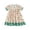 a-Green3512, variant on FINALGANG Girls Dress Toddler Plaid Dress With Carrot Embroidered Collared Gingham Ruffled Trim Puff Short Sleeves Summer Dress For Daily Wear
