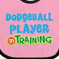 thumbnail image 4 of Inktastic Dodgeball player in training Boys or Girls Baby Bib, 4 of 4