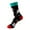 Black, variant on Telankuip Funny Crazy Christmas Medium Tube Socks for Men Women Novelty Colorful Festival Xmas Cute Graphic Printed Cozy Casual Mid-Calf Socks Unisex Gifts for Happy Xmas Yellow One Size