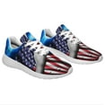 thumbnail image 6 of God Bless America Print Sneakers Lightweight Comfortable Running Shoes for Men Women White Size 13, 6 of 7