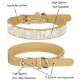 thumbnail image 4 of Apuakthei Collar de perro ajustable con flash, collar de perro rosa, collar de gato, collar de perro con diamantes, 4 of 5