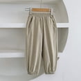 thumbnail image 2 of FDDMis Training Pants Big and Tall Work Pants Flare Yoga Pants with Pockets Kid Clothes Girls Clothes 3t Girls Size 10-12 Preppy Clothes 10-12, Beige 2-3 Years, 2 of 4