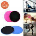 EASYG 2PCS Fitness Gym Gliding Pads Exercise Sliding Disc Gym Core