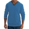 thumbnail image 6 of VJATTWR Men Heavy Long Sleeve T-Shirt, Crew Neck Classic Fit Tee, Assorted Color S, 6 of 6