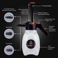 thumbnail image 3 of Suds Lab F5 Foam Master - Triple-Action Pump Foam Sprayer with 3 Nozzles, Cordless Hand Pump Bottle for Car Wash and Versatile Use - 70 oz. Portable Detailing Atomizer, 3 of 9