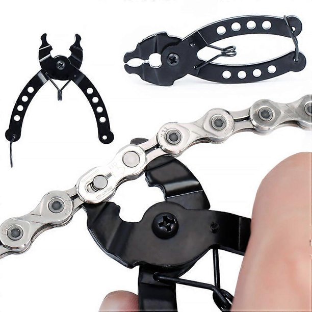 Comprobador de cadena de bicicleta Mini cadena de bicicleta de montaña Extracción rápida Instalación Herramienta de calibre de bicicleta Calibradores Tornillo de medida Gancho de cadena