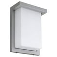 thumbnail image 2 of SUNLITE 8" 12w Rectangle LED Wall Sconce Fixture 3000K-Warm White Silver Finish, 2 of 3