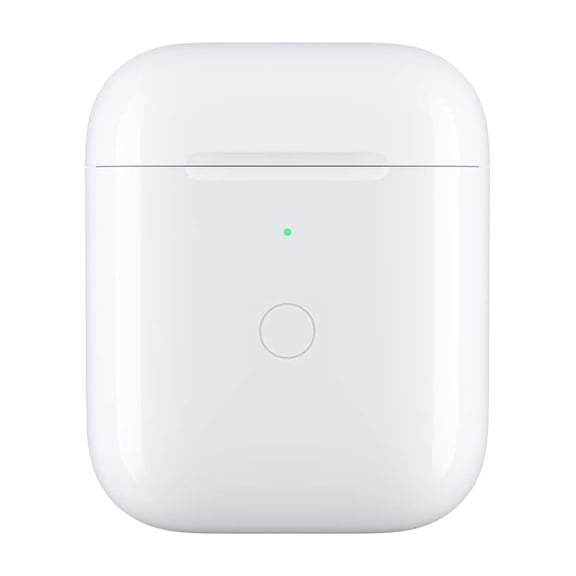 Replacement Charging Case for Apple AirPods 1 (A1523、A1722) & AirPods 2 (A2032、A2031), QI Wireless Charging & Wired Charging via light-ning, Bluetooth Pairing Sync Button Charger Box