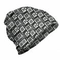 thumbnail image 1 of Geometric Unisex Beanie, Cultural Adinkra Ashanti, Hiking Outdoors, Dimgray White, by Ambesonne, 1 of 1