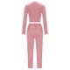 thumbnail image 5 of Puntoco Tops De Cuello Redondo De Manga Larga De Color Casual para Mujer Pantalones De Cintura Alta Trajes Deportivos Liquidación Puntoco Puntoco-4193, 5 of 6