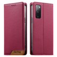 thumbnail image 1 of Funda Tipo Cartera de Cuero Sintético para Samsung Galaxy S20 FE Bloqueo RFID, con Ranuras para Tarjetas y Bolsillo para Efectivo, Cierre Magnético Fuerte Rojo, 1 of 6