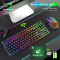 thumbnail image 3 of T87 RGB backlight wireless charging keyboard and mouse set 2.4G solution luminous gaming accessories keyboard and mouse combination,T87 无线套装 白色彩虹光, 3 of 39