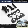 thumbnail image 1 of Kit de Codo y Tubo de Termostato de Refrigerante para 2002-2005 PEP101970L PEP103580 PEM000030 LKJ100992L, 1 of 5