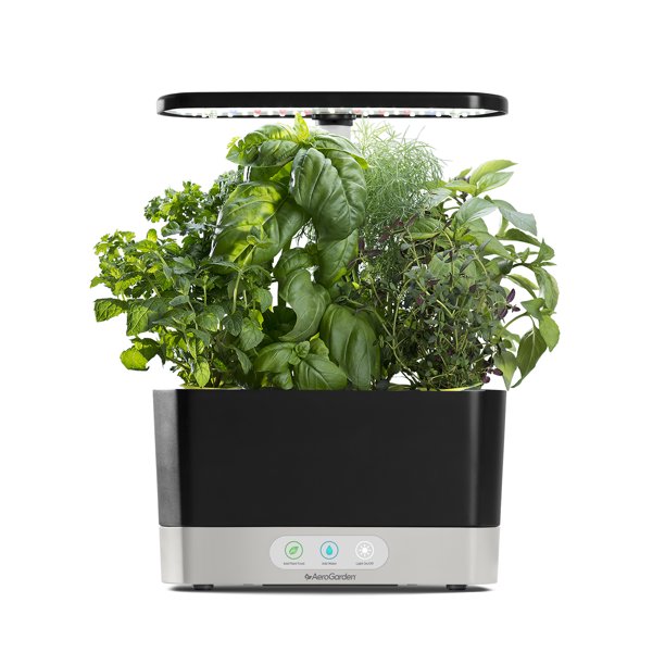 Aerogarden Harvest - Indoor Garden With Led Grow Light Black - Walmartcom