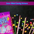 thumbnail image 2 of Silly Stix Candy Straws, 2.7 oz (Pack of 2) Sour Filled Candy Straw Sticks Assorted Flavors Easter Party Candies Basket Bag Fillers Egg Hunting Stocking Stuffers with Bonus Snoep in Beperkte Oplage, 2 of 7