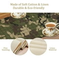 thumbnail image 5 of Camo Table Runner, Army Military Camouflage Soldier Hunting Themed Dinner Runner for Home Kitchen Dining Table Decoration 13"x70", 5 of 6