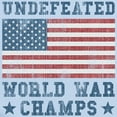 thumbnail image 2 of CafePress - Undefeated World War Champs Infant Bodysuit - Baby Light Bodysuit, Size Newborn - 24 Months, 2 of 4