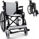thumbnail image 1 of Silla Ruedas Todo Terreno Plegable Estructura Acero Descansa Brazo Abatible Reposapies Freno Usuario Soporta 150kg, 1 of 8