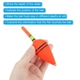 thumbnail image 3 of Uxcell 0.88oz Lighted Fishing Slip Bobbers EVA Light Up in Red Fishing Float with Battery 4 Pack, 3 of 3