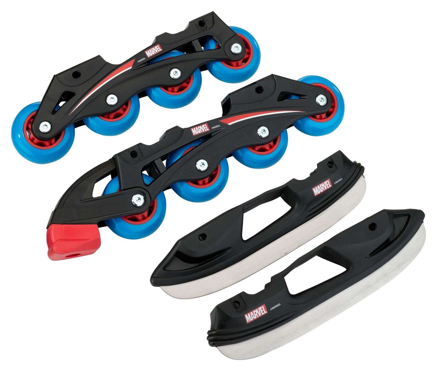 Marvel Spider-Man Adjustable Switcher Skates, extra small (Y8 - Y11), red