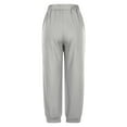 thumbnail image 5 of JIUKE Plus Size Sweatpants for Women Drawstring High Waisted Summer Thin Workou Jogger Pants with Pockets, 5 of 6
