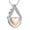 Rose Gold, variant on Teardrop Cremation Jewelry for Ashes -No Longer By My Side Forever in My Heart Urn Pendant Necklace for Ashes Grandma Grandpa Mom Dad Papa Nana Brother Sister
