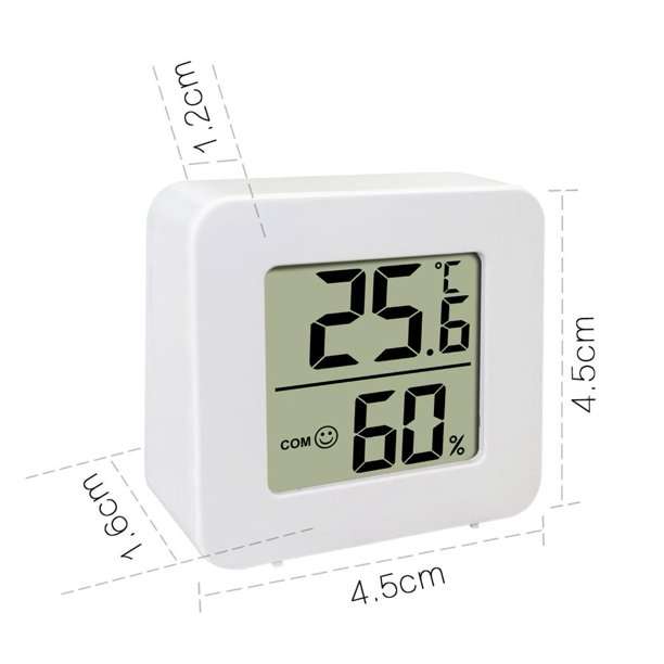 Mini LCD Termómetro digital Higrómetro Medidor de temperatura y humedad (1pc) Sywqhk Para estrenar