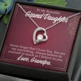 thumbnail image 2 of To My Granddaughter Never Forget Grandpa Forever Necklace w Message Card, 2 of 20
