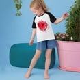 thumbnail image 4 of RXIRUCGD 2025 Vêtements d'Été pour Enfants Tout-Petits Garçons Filles Mode Mignon Col Rond Imprimé Manches Courtes Haut, 4 of 6