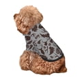 thumbnail image 5 of Honeii Brown Moose with Pinecones Print Small Dog Hoodies Pet Hooded Sweatshirts Fall Winter Puppy Cat Sweaters Warm Clothes for Small Dogs Outfits Costume-X-Small, 5 of 7