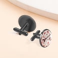 thumbnail image 6 of Valentine's Day Elegant Business Attire: Stainless Steel Men's Cufflinks Set for Versatile Wardrobe Options, 6 of 6