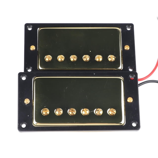 Electric Guitar Pickup Metal Double Coil For Black Frame Pickup Guitar Parts Replacement