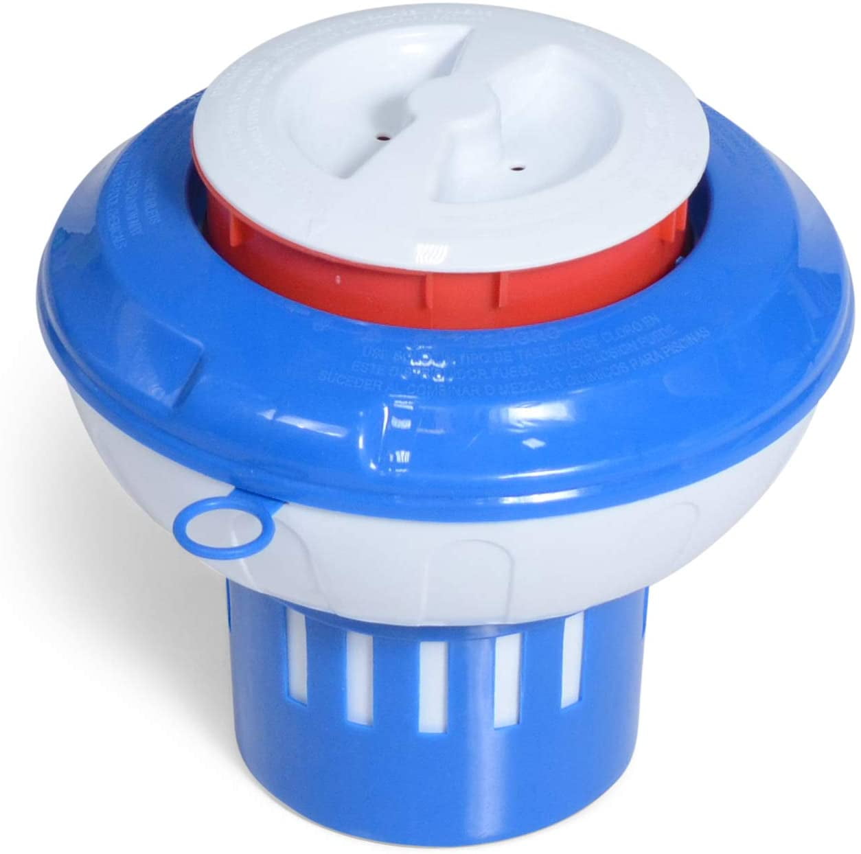 Milliard Chlorine Floater with Pop Red Empty Gauge, Floating Chlorinator Dispenser