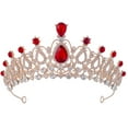 thumbnail image 1 of Shisuyan Girls Crown Metal Crown Hair Jewelry Kids Tiara Birthday Party Rhinestone Tiara Costume Accessory, 1 of 9