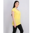 thumbnail image 3 of JM Collection Blouson T-Shirt Cornmeal Yellow XL, 3 of 3