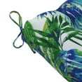thumbnail image 3 of Pillow Perfect  Outdoor Soleil Blue/Green Blown Bench Cushion 18 X 48 X 5, 3 of 5