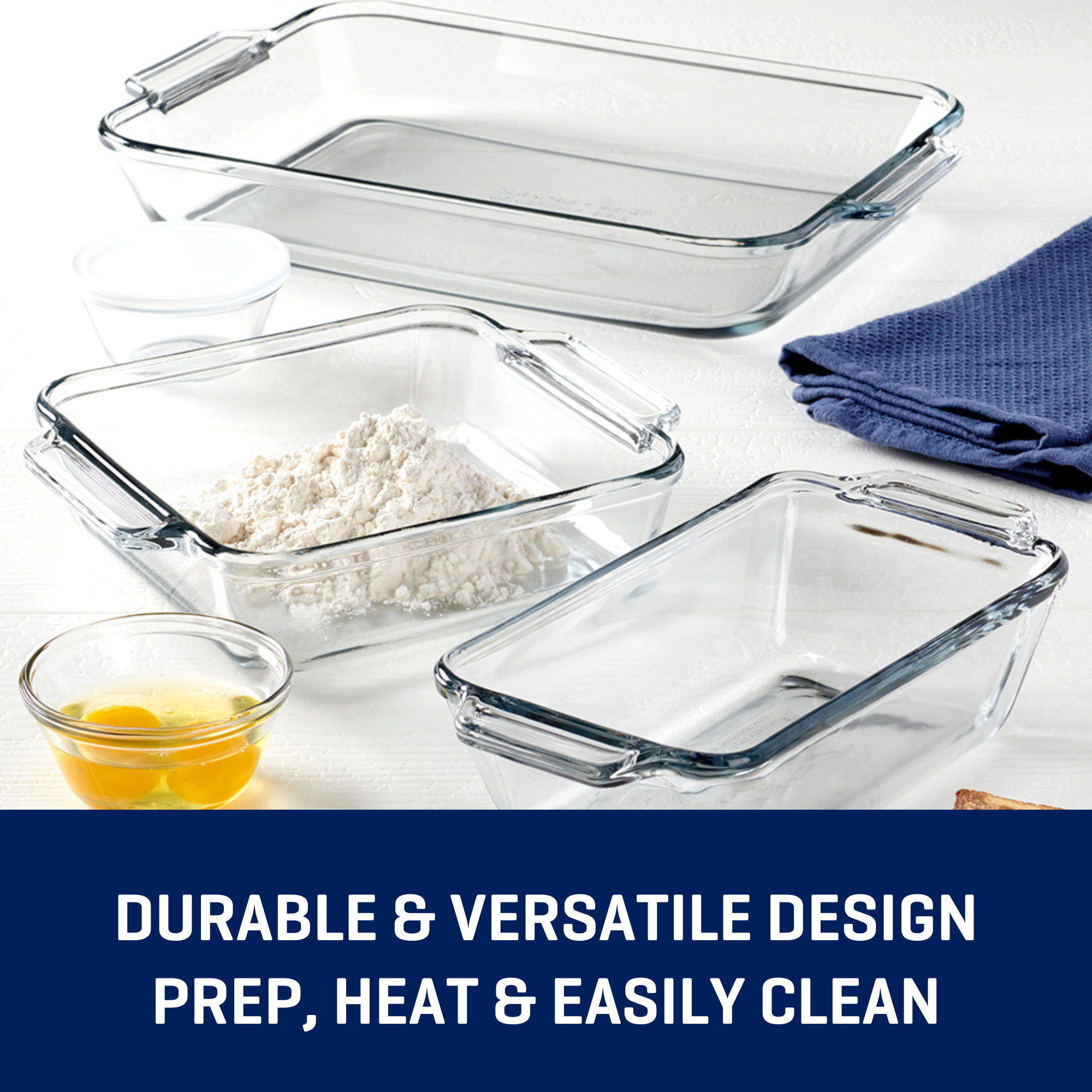 Anchor Hocking 7-Piece Glass Baking Dish Set photo 6