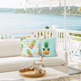 thumbnail image 6 of Pineapple Throw Pillow Covers 18 x 18 Inch Tropical Fruit Summer Decorative Pillows Soft Velvet Cushion Cases for Outdoor Couch Sofa Bed Home Decor Set of 2, 6 of 6