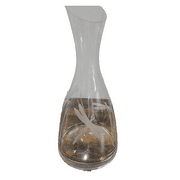 Rolf Glass Nature Dragonfly Etched Crystal Wine Carafe, 37.25oz, Elegant Barware-Easy Pour