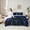 Blue, variant on Castle Fairy Teens Video Game Twin Bedding Sets,Geometric Gamepads Bedding Comforter Set